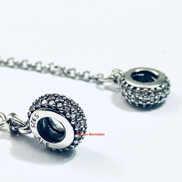 Pandora PAVE Inspiration SAFETY CHAIN #791736CZ - Picture 2 of 7